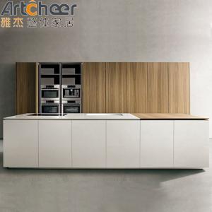 Wholesale Kitchen Furniture Customized Modern Kitchen Cabinet With Design Lacquer Finish from china suppliers