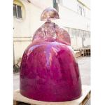 Luxury Transparent Resin Art Sculpture – Inspired by Manolo Valdés, Modern Home