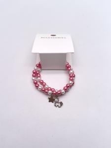 Wholesale Pearl Bracelet with Custom Pendant and Various Colors for Kids from china suppliers