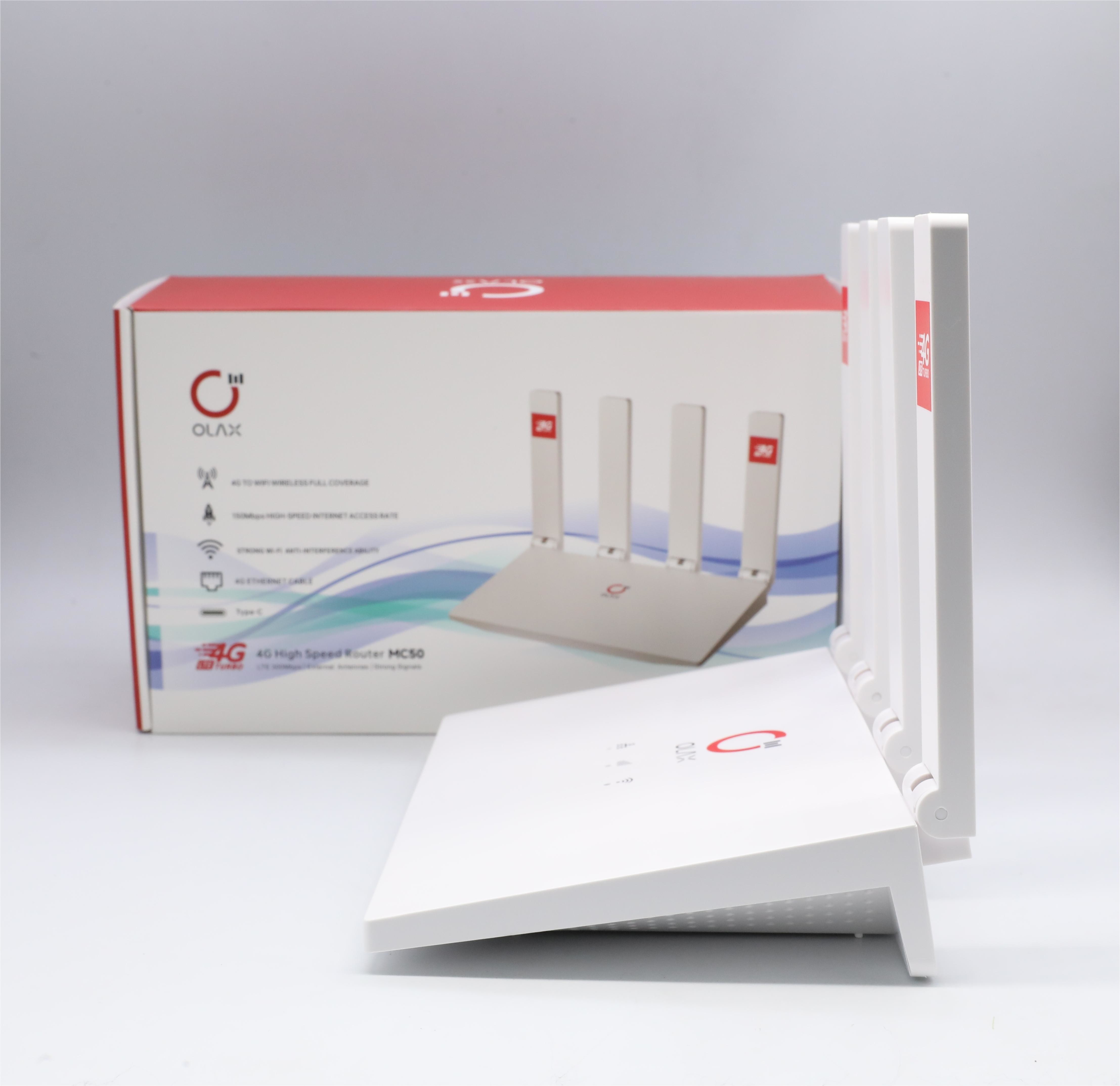 OLAX MC50 4G LTE High Speed Internet with CPE Wifi Router Dual Band Wi-Fi Modem