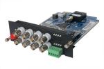 Video Media Converter Chassis 3U Rack For Video Optical Converter Dual Power