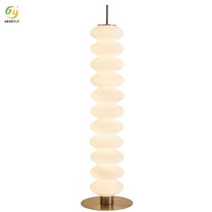 Wholesale European Modern Living Room Lamp Bedroom Study Sofa White Iron + glass Table Lamp from china suppliers