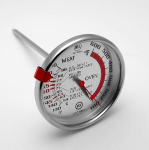 Wholesale Wide Screen Oval Shape Dial Oven Thermometer For Meat / Beef / Chicken from china suppliers