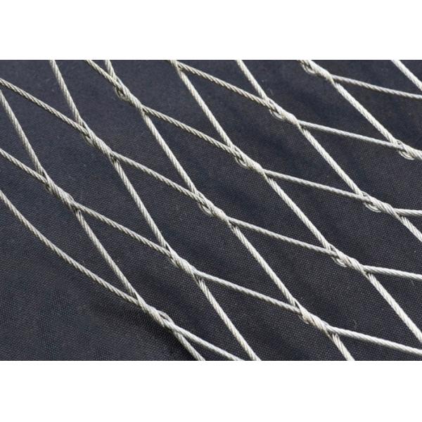 SS304 Stainless Steel Wire Rope Net 22mm*22mm Mesh with 1.5mm Wire Diameter for Farm Stair Fence