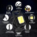 Gift Mini COB Pocket Purse Magnetic Car Flashlights Powerful 500 High Lumens
