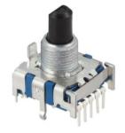 SRBV181004 SMD DIP Switch , ALPS Rotary Switch SP8T 8 Flatted Shaft PC Pins 0.3A