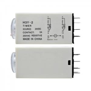 Wholesale H3Y-2 Time Delay Relay DC 24V 0-30 Second Countdown Timer from china suppliers