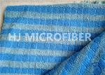 Plain Dyed Jacquard Grid Microfiber Twisted Pile Fabric For Mop Pad