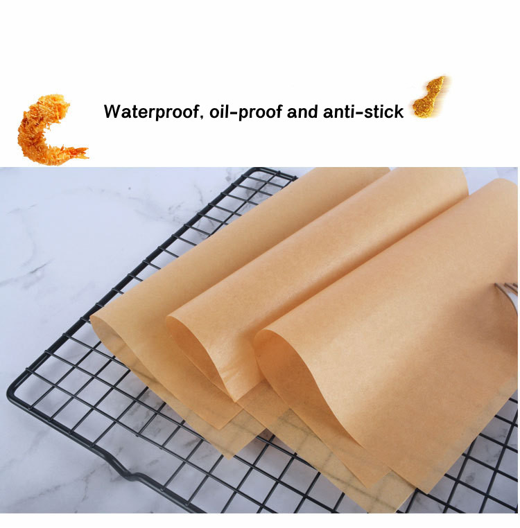 ODM Kraft Greaseproof Wrapping Paper Sheets Packing Customized Logo