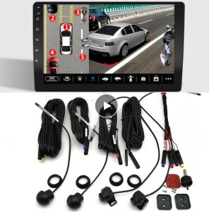 Wholesale 360 Car Camera Panoramic Surround View 1080P AHD for Android Auto Radio Night from china suppliers