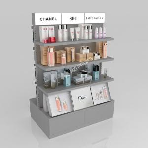 Wholesale Retail Display Table Grey Wooden Island Cabinet For Compact Store Table And Fashion-Forward Store Display Furniture from china suppliers