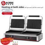 Non-Stick Enamel Coated Electric Griddle Grill for Commercial Steak Sandwich