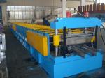 Hydraulic Cutting Floor Deck Roll Forming Machine 4KW Galvanized Steel PLC