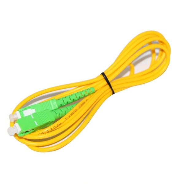 Single Mode SC To SC Fiber Optic Cable 3Meter Fiber Patch Cord For Smooth Data