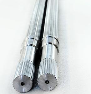 Wholesale HRC44 Hardness Involute Spline Shaft , Plastic Extruder Parts Stable Performance from china suppliers