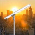 Smart 120W Motion Sensor Led Street Light , 8000 Lumen Solar Light Street Lamp