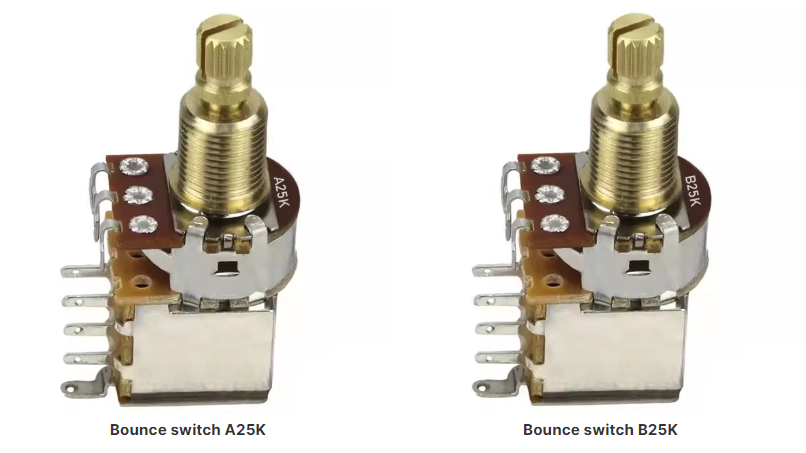 RV168 Single-coil Electric Guitar Volume Knob Tone Potentiometer