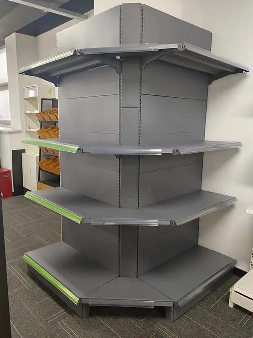 2023 New product Shelves China Factory Customized Inner and Outer Magic Corner Shelf Shop Equipment