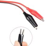 12V DC 5.5x2.1mm Female Barrel Jack to Alligator Clips Power Cable Connectors