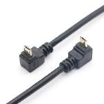 90 Degree Up Angle to Up Angle Data Charging Micro USB Cable