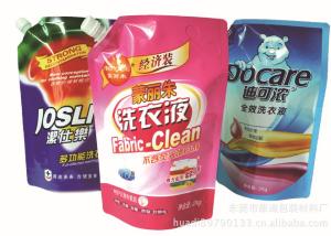 Wholesale 70um Thickness Plastic Spout Top On Liquid Spout Bags Laminated Aluminum Material from china suppliers