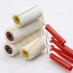 Plastic PP Handle 4 inch Mini Roller Paint Roller for Professional Wall Painting