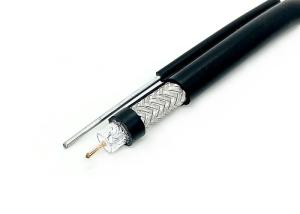 Wholesale RG11M/ F1160 Messenger 75 Ohm Coaxial Cable with Galvanized Steel Self Supporting Drop Wire from china suppliers