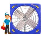 Industrial Livestock Fan With High Strength Frame