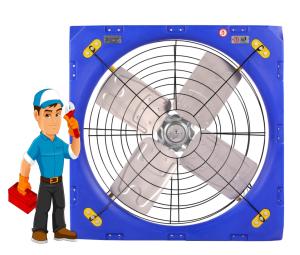 Wholesale Alloy Fan Blade Poultry Hanging Fan for Modern Style Ventilation Solution from china suppliers