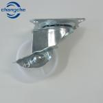 3 Inch Polypropylene Flat Plate 500 Kg Caster Wheels Swivel Castors For Shopping