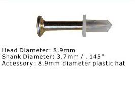 Wholesale Round Washer Hammer Drive Pins Powder Carbon Steel Actuated Fastening System from china suppliers