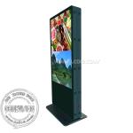 Two Side Lcd Video Displayer Advertising Kiosks Two Display High Signage