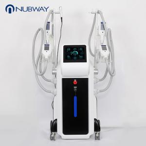 China 2018 NUBWAY 4 handles cryolipolysis fat freeze tummy tuck slimming machine for weight loss body shaping on sale