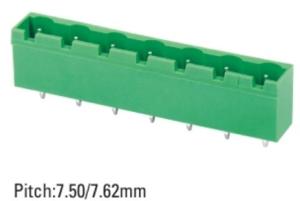 Wholesale Plug-Terminal Block socket closed straight pin Pitch:7.62mm / 0.3 in from china suppliers