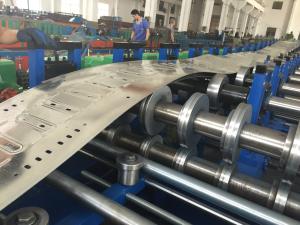Wholesale Galvanized Steel Perforated Cable Tray Roll Forming Machine Automatic Control PLC from china suppliers