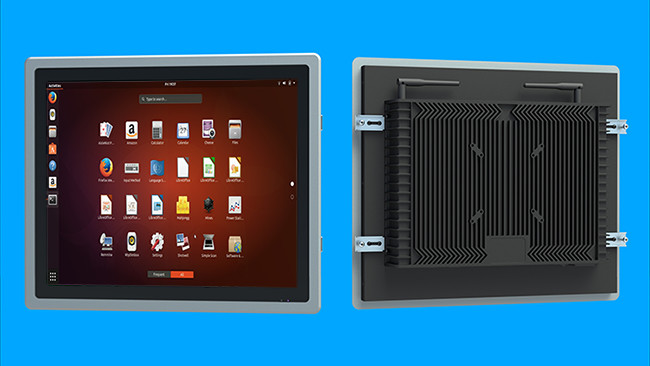 17-Inch Integrated Linux Touch Display for Security Systems and Logistics Monitoring