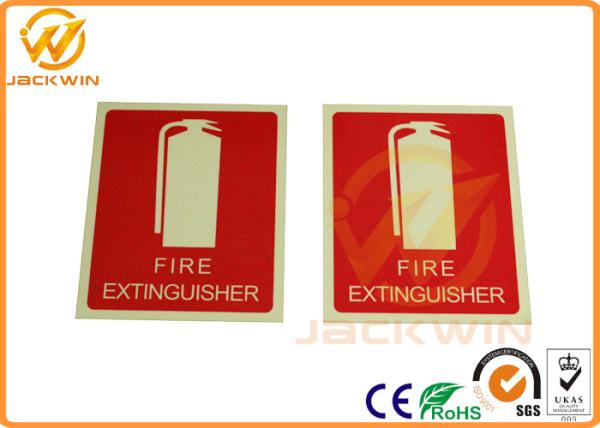 Aluminum / PP Highway Traffic Signs High Reflective Fire Extinguisher for