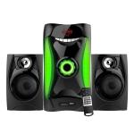 Wooden Bluetooth Heavy Bass 2.1 Speaker Sound System Sub Woofer Home Theater