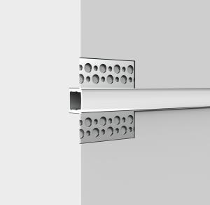 Wholesale Anodize / Coating Aluminum Led Strip Light Profile Flush Mounted Plasterboard from china suppliers