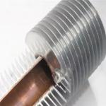 DELLOK Powder Coated Extruded Fin Tube For Bare Tube Od 8-51mm Customizable
