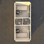 BOX SPACE Customized Modular Portable Homes Detachable Container House,