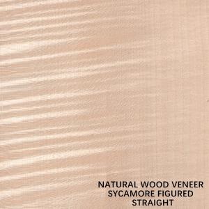 China Europe Natural Figured Sycamore Wood Veneer Quarter Cut Straight Grain Thickness 0.5mm For Dying And Cabinet on sale