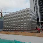 Mall / Mansion / Industrial Water Tank , Fire Weldable Bolted Steel Tanks