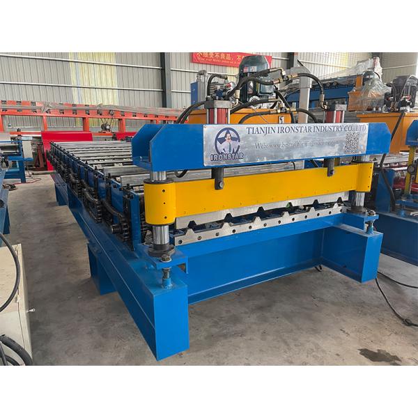 1000mm Metal Roof Roll Forming Machine Offering Customizable Roll Forming Solutions for Trapezoidal and Long Span Roofing Sheets