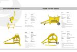 Hand Press Manual Brick Cutter