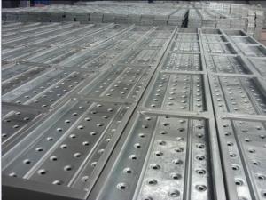 China High Strength Galvanized Scaffolding steel planks with hook for sale on sale