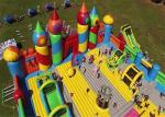Fun City Kids Outdoor Inflatable Playground Multiplay Area For Activity Event
