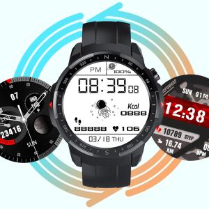 Wholesale L20 BT Call IP68 Heart Rate Sleep Monitor Smart Watch Clip Charging Long Standby from china suppliers