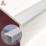 2.5m Aluminium Bullnose Stair Nosing , Nonradioactive Aluminium Stair Edge
