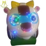Hansel coin operated children indoor games kiddie ride on calf for sale
